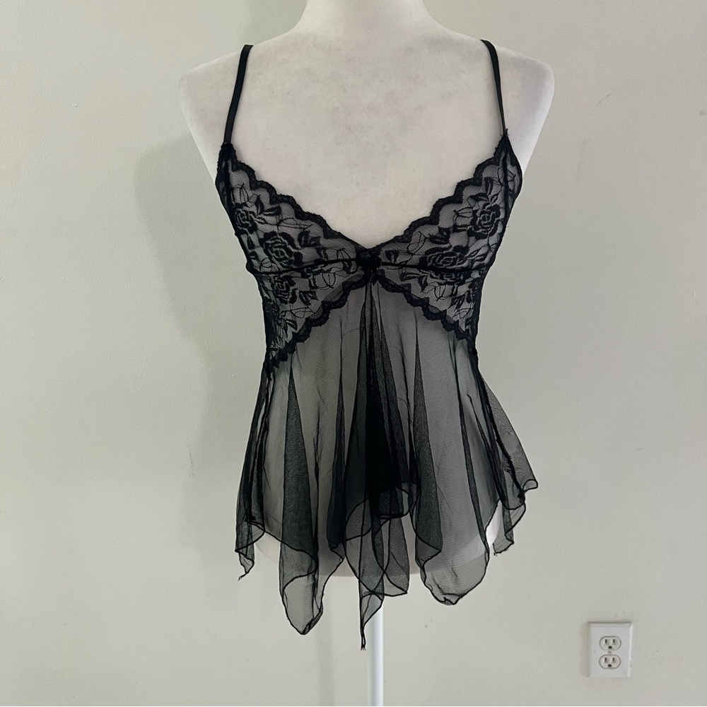 Black Lace Babydoll Lingerie